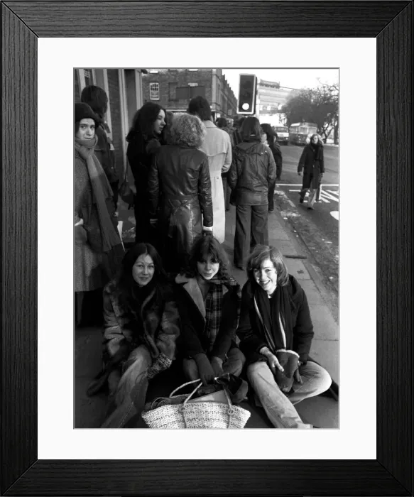 Framed Print : Elton John fans spent the night in sub-zero temperatures to make sure of getting tickets Framed Print : Elton John fans spent the night in sub-zero temperatures to make sure of getting tickets