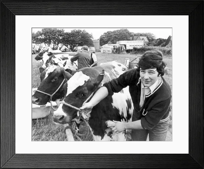 Framed Print : Danby Agricultural Show, Mr Philip Stephenson, of Liverton