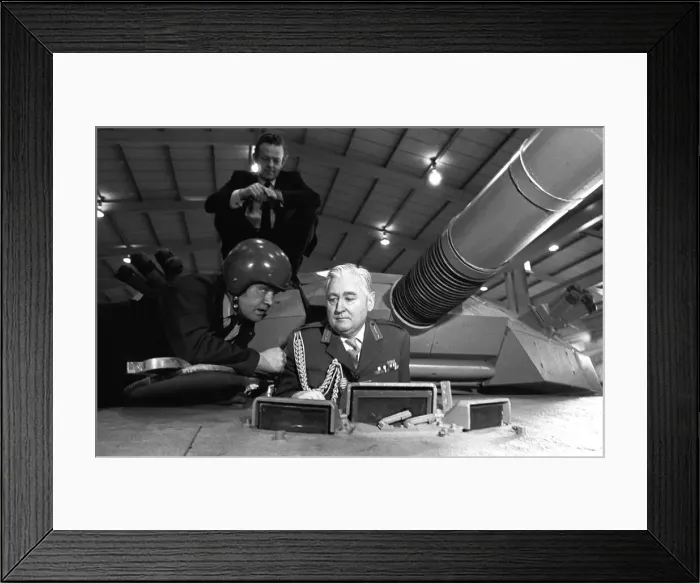 Framed Print : Britains Chief of the Defence Staff, Field Marshal Sir Edwin Bramall formally opened Framed Print : Britains Chief of the Defence Staff, Field Marshal Sir Edwin Bramall formally opened