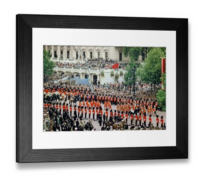 Framed Print : Queen Elizabeth Coronation II, London, 2nd June 1953