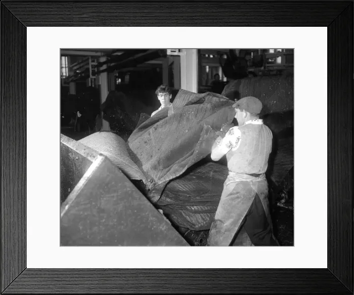 Framed Print : Matting used in the apple press at the Bulmers Cider Mill, Plough Lane, Hereford Framed Print : Matting used in the apple press at the Bulmers Cider Mill, Plough Lane, Hereford