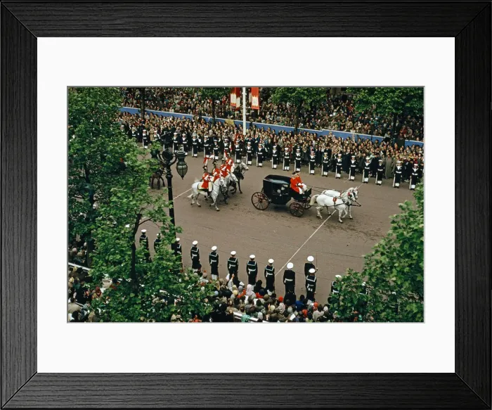 Framed Print : Queen Elizabeth Coronation II, London, 2nd June 1953