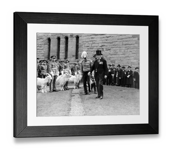Framed Print : David LLoyd George wearing his decorations, is Constable of Caernarfon Castle Framed Print : David LLoyd George wearing his decorations, is Constable of Caernarfon Castle