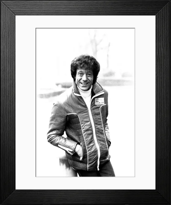 Framed Print : Television entertainer Lionel Blair on tour on 21st February 1980 Framed Print : Television entertainer Lionel Blair on tour on 21st February 1980