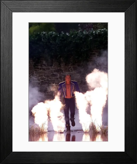 Framed Print : MICHAEL FLATLEY FEET OF FLAMES WORLD TOUR IN COLOGNE TODAY