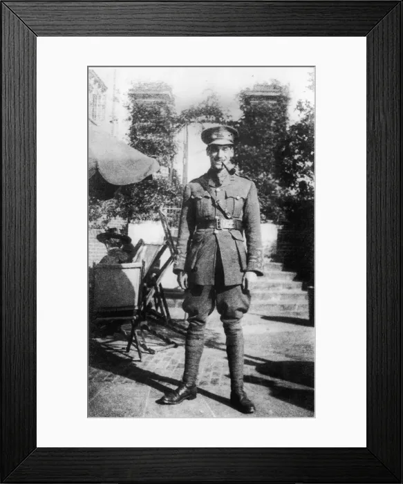 Framed Print : Captain Harold Lionel Spielmann of the 10th Regiment Manchester. Circa 1915 Framed Print : Captain Harold Lionel Spielmann of the 10th Regiment Manchester. Circa 1915