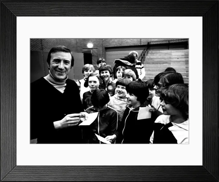 Framed Print : Roy Castle hosted a special performance of the popular Record Breakers show at Gateshead Framed Print : Roy Castle hosted a special performance of the popular Record Breakers show at Gateshead