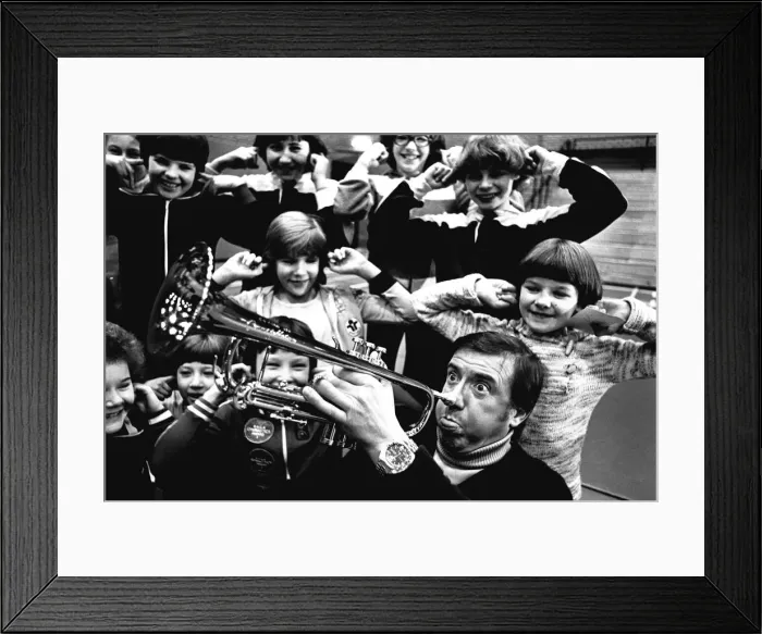 Framed Print : Roy Castle hosted a special performance of the popular Record Breakers show at Gateshead
