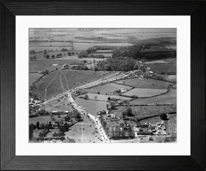 Framed Print : Aerial view of Whipsnade Park Zoo. Circa 1930 Framed Print : Aerial view of Whipsnade Park Zoo. Circa 1930