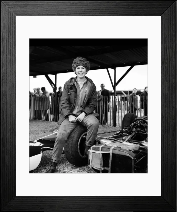 Framed Print : Goodwood International Race Meeting, Easter Monday. Maggie Morris is private secretary to Framed Print : Goodwood International Race Meeting, Easter Monday. Maggie Morris is private secretary to
