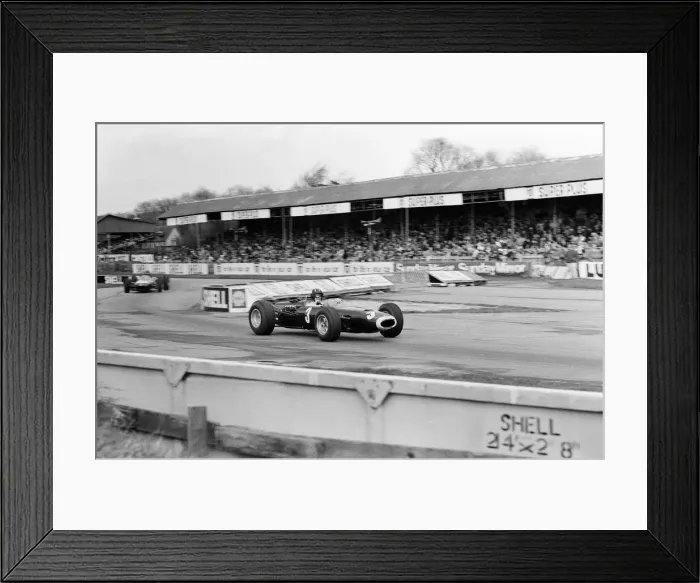 Framed Print : Goodwood International Race Meeting, Easter Monday. The race in progress. 19th April 1965 Framed Print : Goodwood International Race Meeting, Easter Monday. The race in progress. 19th April 1965