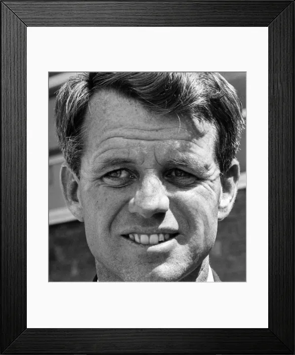 Framed Print : U. S. Attorney General Robert Kennedy stopped off at London Airport Framed Print : U. S. Attorney General Robert Kennedy stopped off at London Airport