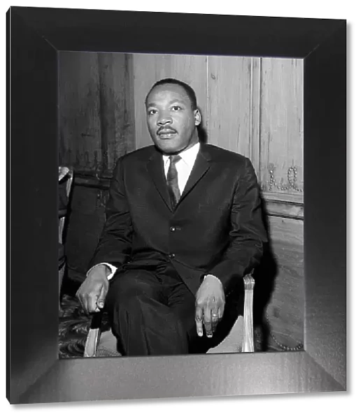 Martin Luther King Arrived in London yesterday he gave a press conference at