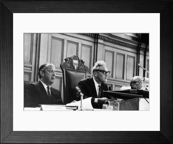 Framed Print : Hugh Cudlipp, Chairman of the International Publishing Corporation, pictured at I. P. C Framed Print : Hugh Cudlipp, Chairman of the International Publishing Corporation, pictured at I. P. C