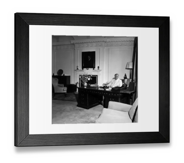 Framed Print : Cecil King, Chairman Daily Mirror Newspapers Ltd and Sunday Pictorial Newspapers Ltd
