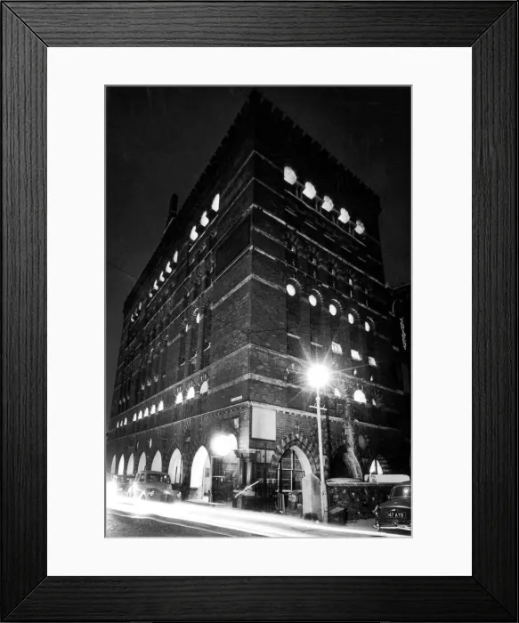 Framed Print : The Old Granary building at night, Bristol, 6th October 1969 Framed Print : The Old Granary building at night, Bristol, 6th October 1969