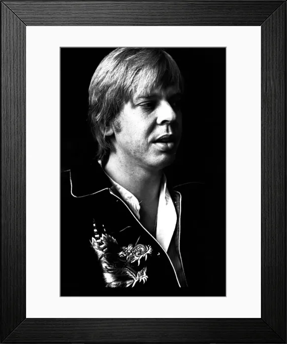 Framed Print : Musician Rick Wakeman before his concert at Newcastle City Hall 18 September 1980