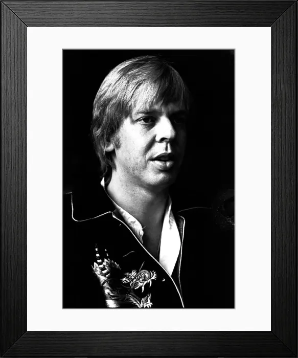 Framed Print : Musician Rick Wakeman before his concert at Newcastle City Hall 18 September 1980 Framed Print : Musician Rick Wakeman before his concert at Newcastle City Hall 18 September 1980