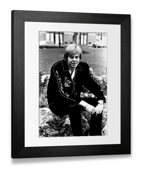 Framed Print : Musician Rick Wakeman before his concert at Newcastle City Hall 18 September 1980 Framed Print : Musician Rick Wakeman before his concert at Newcastle City Hall 18 September 1980