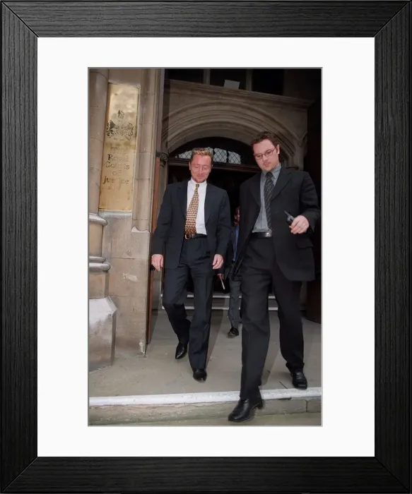 Framed Print : Michael Flatley Dancer October 98 Leaving the high court after his former manager Framed Print : Michael Flatley Dancer October 98 Leaving the high court after his former manager