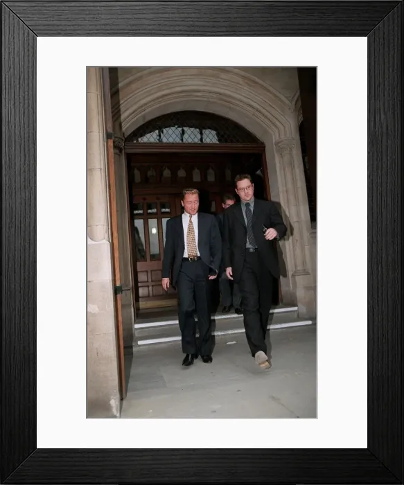 Framed Print : Michael Flatley Dancer October 98 Leaving the high court after his former manager Framed Print : Michael Flatley Dancer October 98 Leaving the high court after his former manager