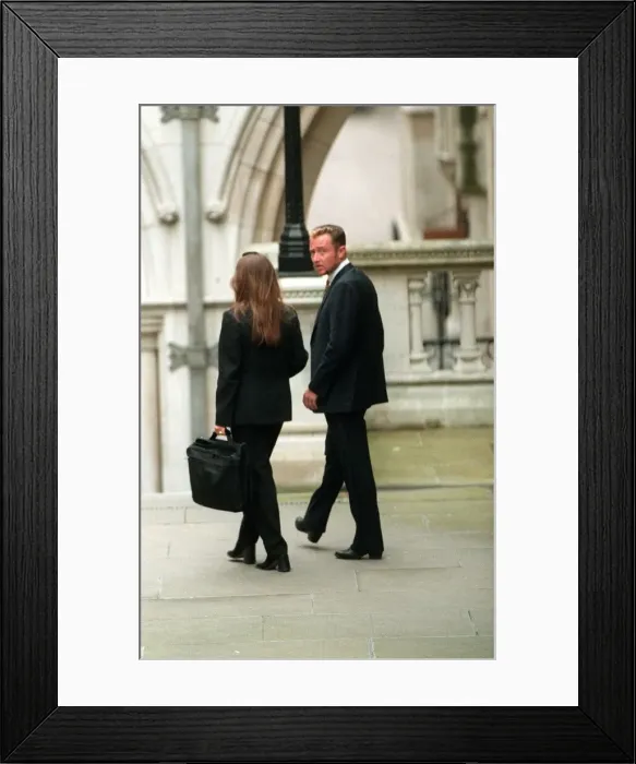 Framed Print : Michael Flatley Dancer October 98 Leaving the high court after his former manager Framed Print : Michael Flatley Dancer October 98 Leaving the high court after his former manager