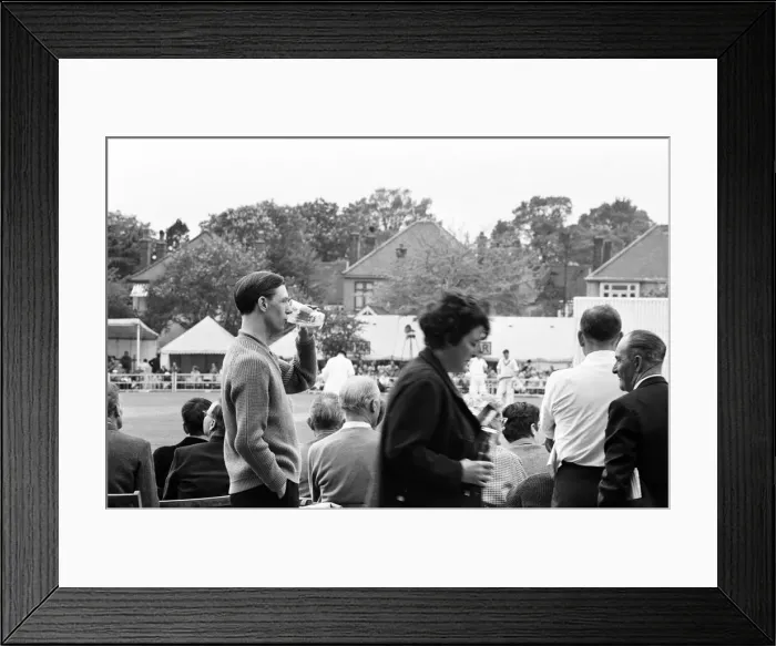 Framed Print : For the first time County cricket was played on a Sunday Framed Print : For the first time County cricket was played on a Sunday