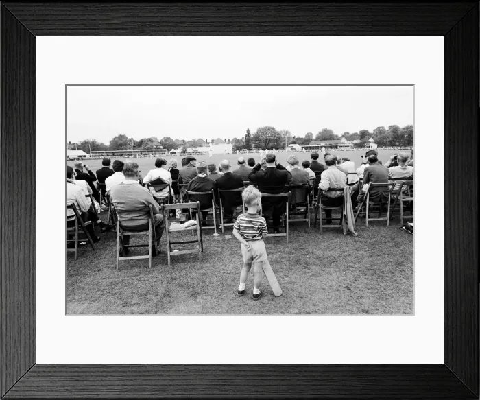 Framed Print : For the first time County cricket was played on a Sunday