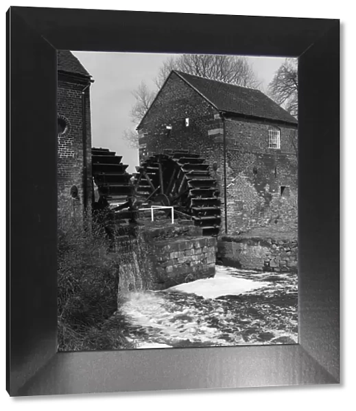 The 17th century water mill near Cheddleton in Staffordshire