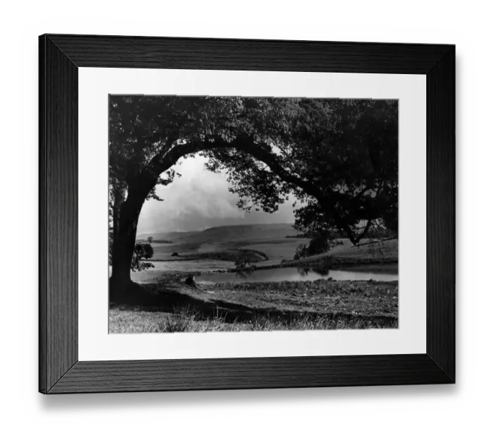 Framed Print : Craigallian Loch, near Milngavie, Scotland, 24th September 1956