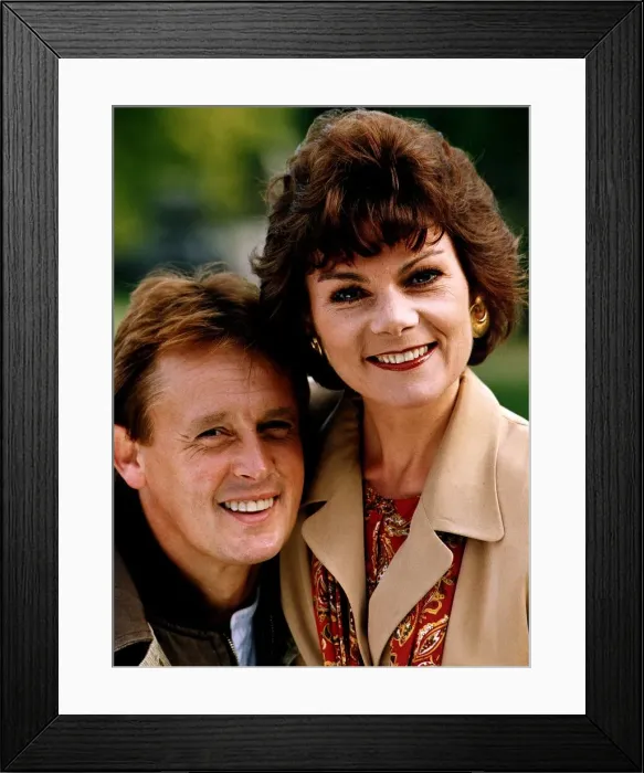 Framed Print : Ross Davidson actor and Briony McRoberts actress Take the High Road Framed Print : Ross Davidson actor and Briony McRoberts actress Take the High Road