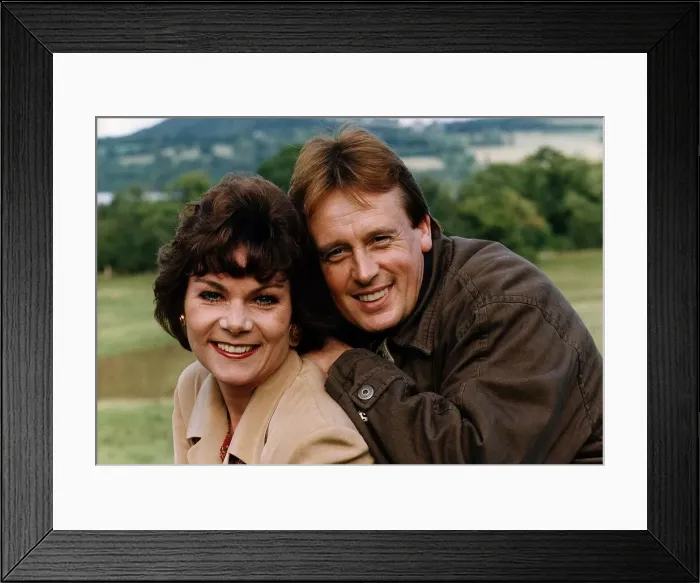 Framed Print : Briony McRoberts actress television Take the High Road with Ross Davidson Framed Print : Briony McRoberts actress television Take the High Road with Ross Davidson