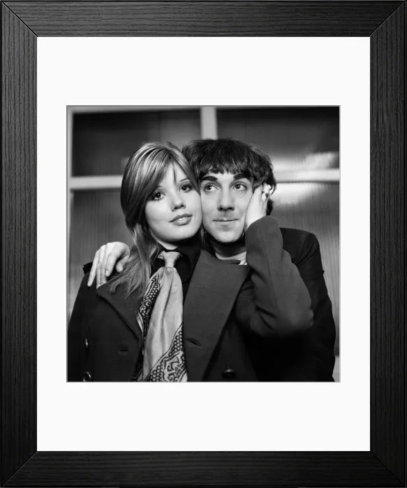 Framed Print : Keith Moon, drummer of British rock group The Who, pictured with his wife Kim Framed Print : Keith Moon, drummer of British rock group The Who, pictured with his wife Kim