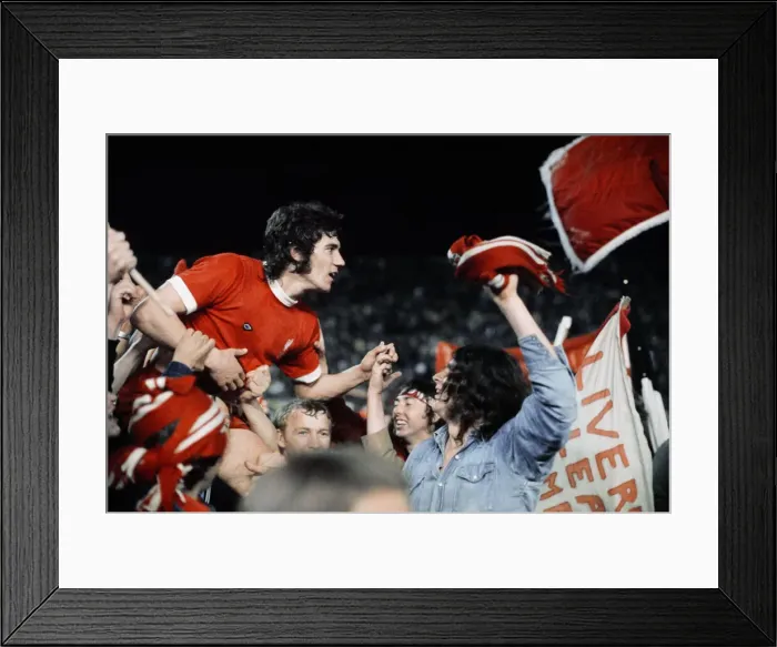 Framed Print : UEFA Cup Final Second Leg match in Munich. Borussia Munchengladbach 2 v Liverpool 0 Framed Print : UEFA Cup Final Second Leg match in Munich. Borussia Munchengladbach 2 v Liverpool 0