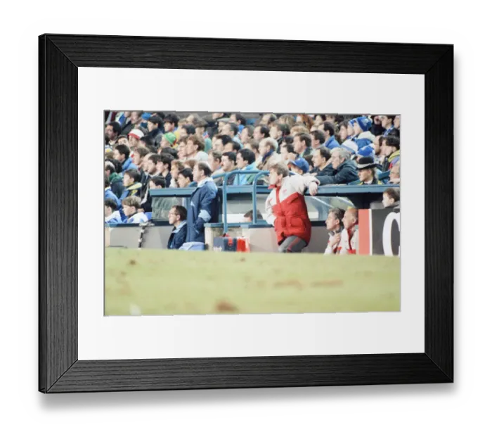 Framed Print : Action from the FA cup fourth round match replay between Everton Framed Print : Action from the FA cup fourth round match replay between Everton