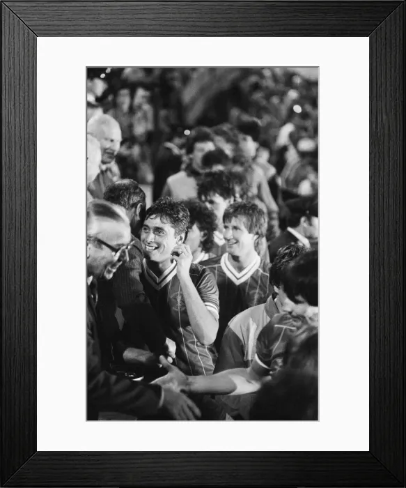 Framed Print : 1984 European Cup Final at Stadio Olimpico, Rome. Liverpool 1-1 As Roma