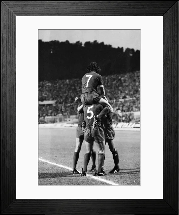 Framed Print : European Cup Final at the Stadio Olimpico in Rome, Italy Framed Print : European Cup Final at the Stadio Olimpico in Rome, Italy