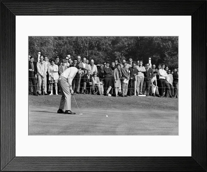 Framed Print : Golfer Charles Bob during the Piccadilly Championship, 10th October 1969