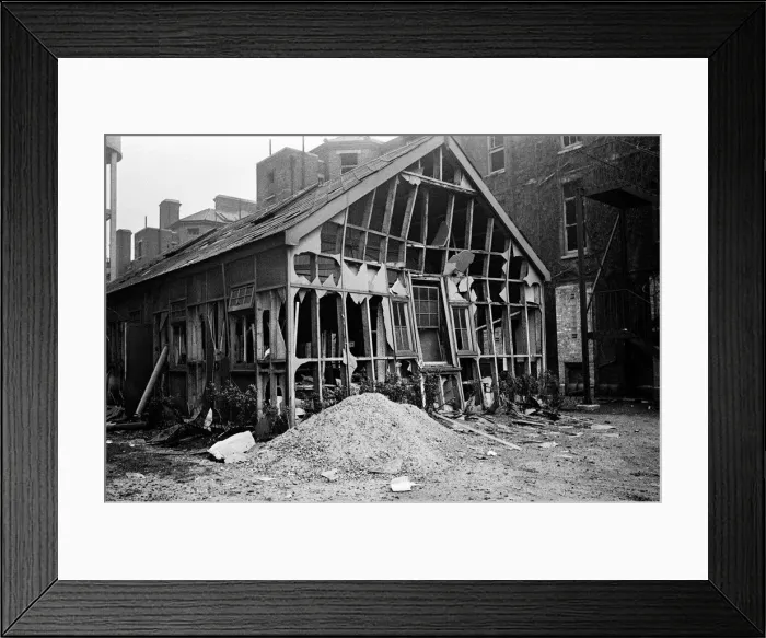 Framed Print : V2 Rocket incident at Bethnal Green. 8th February 1945 Framed Print : V2 Rocket incident at Bethnal Green. 8th February 1945