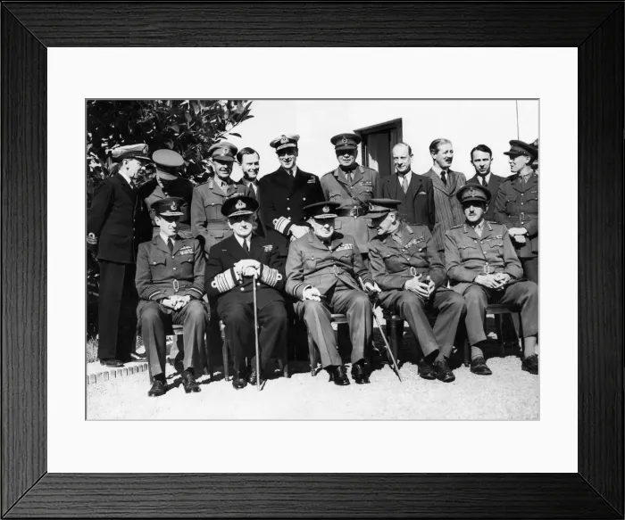 Framed Print : One of the most momentous conferences of the war began in January 1943 near Casablanca Framed Print : One of the most momentous conferences of the war began in January 1943 near Casablanca