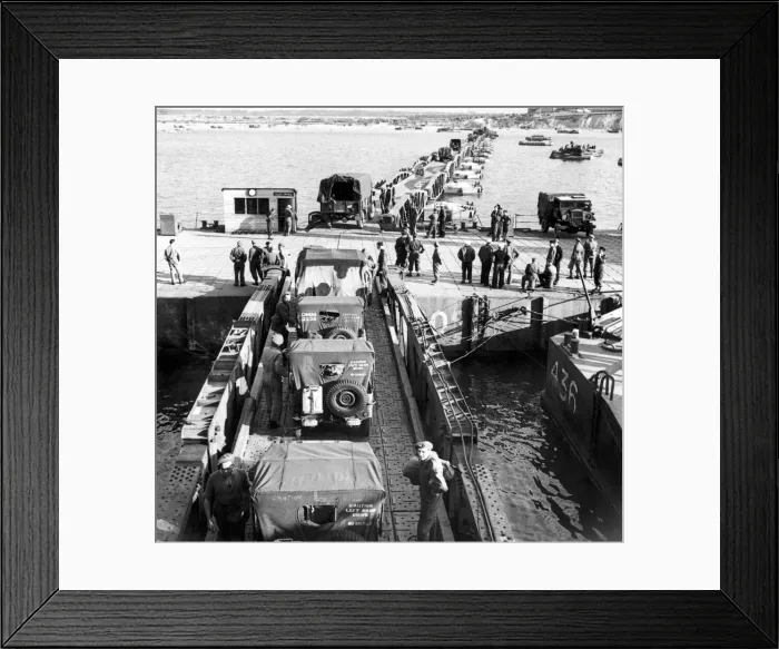 Framed Print : World War II Invasion of France - Operation Overlord Lorries Framed Print : World War II Invasion of France - Operation Overlord Lorries