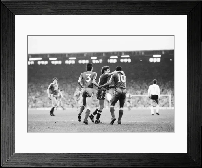 Framed Print : English League Division One match at Anfield. Liverpool 5 v Nottingham Forest 0 Framed Print : English League Division One match at Anfield. Liverpool 5 v Nottingham Forest 0