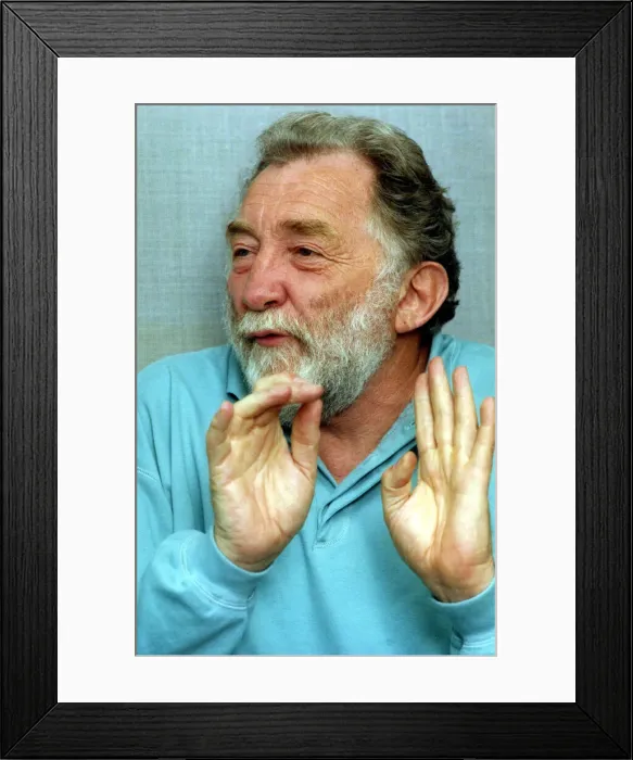 Framed Print : Dr David Bellamy being interviewed at the Newcastle Chronicle Framed Print : Dr David Bellamy being interviewed at the Newcastle Chronicle