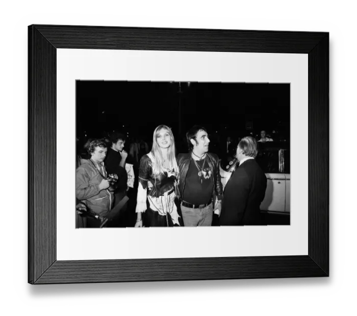 Framed Print : Keith Moon, drummer of the British rock group The Who, attending the premier of the new Framed Print : Keith Moon, drummer of the British rock group The Who, attending the premier of the new
