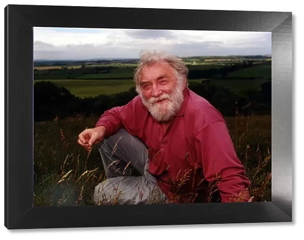 David Bellamy looks over the views at Cassop Vale Nature Reserve