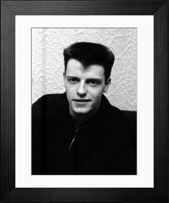 Framed Print : Suggs from the group Madness at the Birmingham Odeon. 30th October 1985 Framed Print : Suggs from the group Madness at the Birmingham Odeon. 30th October 1985