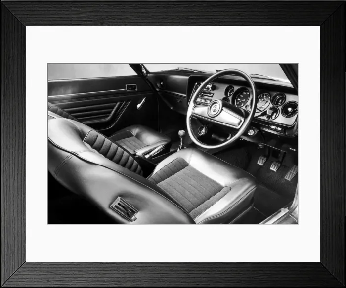 Framed Print : Ford Capri was a name used by the Ford Motor Company for three different automobile
