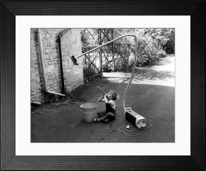 Framed Print : A picture from a series of humurous novelty images taken by Sunday People photographer