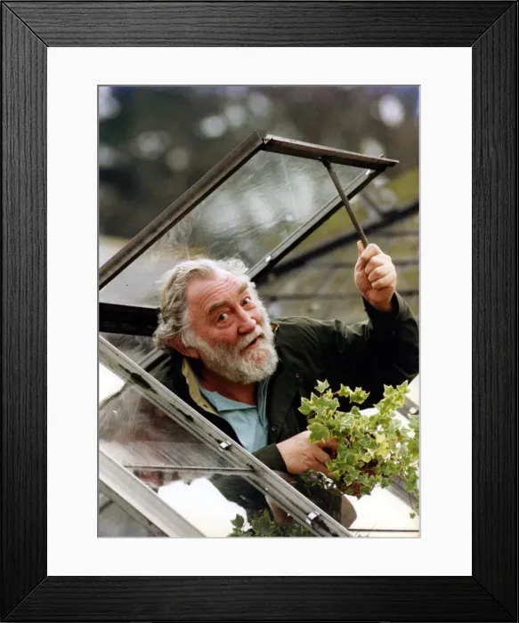 Framed Print : It looks like rain but conservationist David Bellamy was in corbridge on 5th February Framed Print : It looks like rain but conservationist David Bellamy was in corbridge on 5th February
