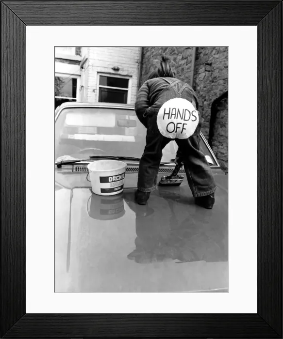 Framed Print : A picture from a series of humurous novelty images taken by Sunday People photographer Framed Print : A picture from a series of humurous novelty images taken by Sunday People photographer